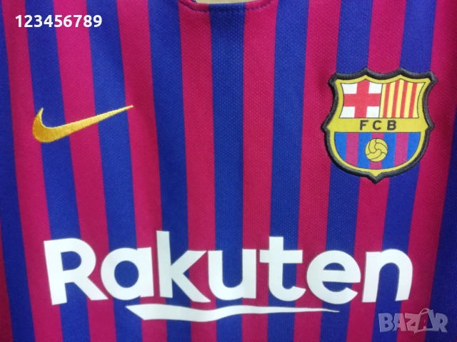 Barcelona Messi Nike 2018/2019 оригинална тениска фланелка Барселона Меси , снимка 3 - Тениски - 53272842