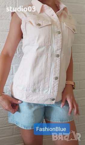 Деним елек с гол гръб EN CREME , снимка 3 - Елеци - 37178148