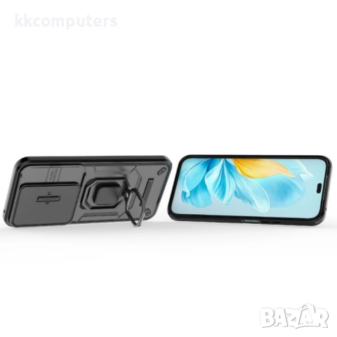 Honor 200 Lite 5G Удароустойчив Ring Holder Калъф и Протектор, снимка 4 - Калъфи, кейсове - 52610915