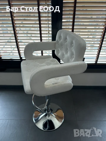 БЯЛ БАР СТОЛ VERSAY с фабрични дефекти и 24м Гаранция, снимка 11 - Столове - 50871702