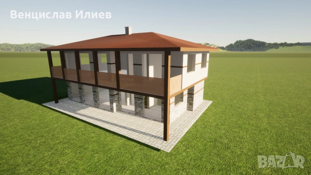 Уникален имот с готов проект за къща за гости – с. Долно Драглище, снимка 11 - Къщи - 51812950