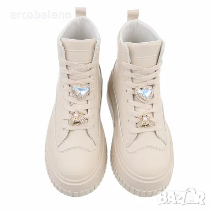 Дамски боти с връзки, 2цвята , снимка 9 - Дамски боти - 47402706