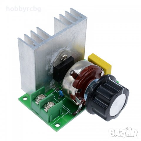 Фазов регулатор на мощност до 3800W, 220V, Димер, Регулатор на обороти, снимка 4 - Друга електроника - 39788869
