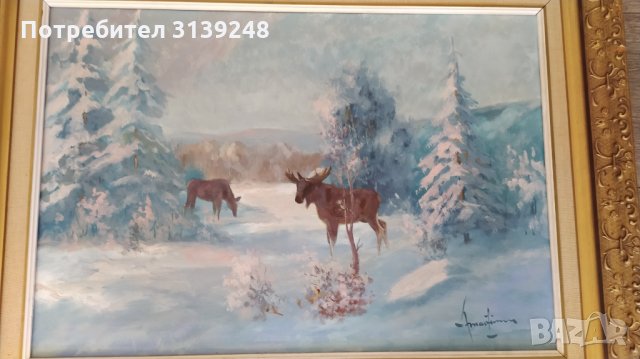 Картина масло - Torbjörn Martinsson - Скандинавски художник, снимка 2 - Картини - 33687357