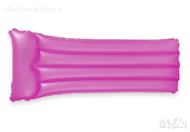 Надуваем дюшек Intex Neon Frost Air, 183×76 см, PVC, неонови цветове, снимка 7 - Надуваеми играчки - 50030821