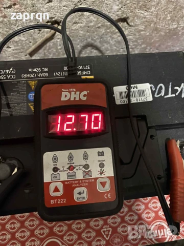 Почти чисто нов акумулатор 60 амп/ч 550 А с гаранция