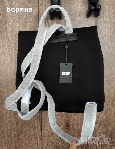 DKNY нова с етикет дамска раница неопрен, снимка 4 - Раници - 51285086