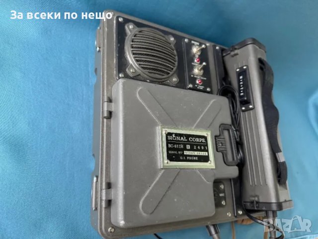 Реплика на ретро военен телефон SIGNAL CORPS BC-611H , стационарен телефон, снимка 2 - Антикварни и старинни предмети - 48168895