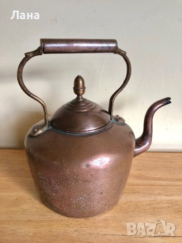 Античен меден чайник, внос от Англия и други предмети , снимка 2 - Антикварни и старинни предмети - 43408084