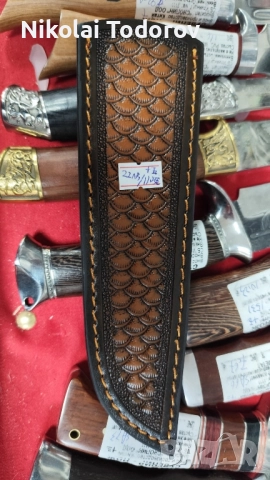 Каний естествена кожа, снимка 2 - Ножове - 49260292