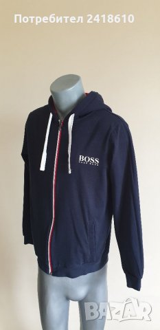 Hugo Boss Cotton Authentic Jacket Mens Size S ОРИГИНАЛ! Суичер с цял Цип!, снимка 10 - Спортни дрехи, екипи - 33069652