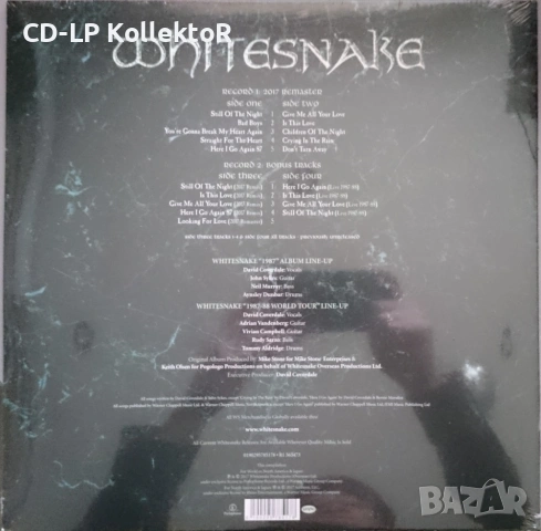 Нов Vinyl (Whitesnake - 1987 (30th Anniversary Edition)), снимка 2 - Грамофонни плочи - 53102026