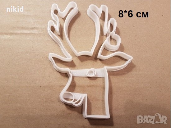 Елен Глава пластмасов резец форма фондан тесто бисквитки