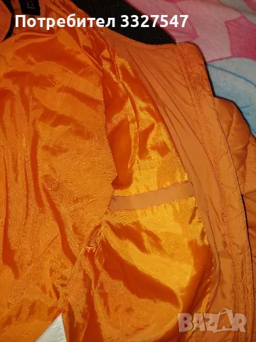 Оранжево яке бомбър, снимка 3 - Якета - 47779605