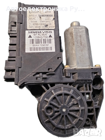 стъклоповдигач, преден ляв, Audi A4, 2001-2008г., 8E2 959 801 B, 8E2959801B, 5WK4 7004DBF, 