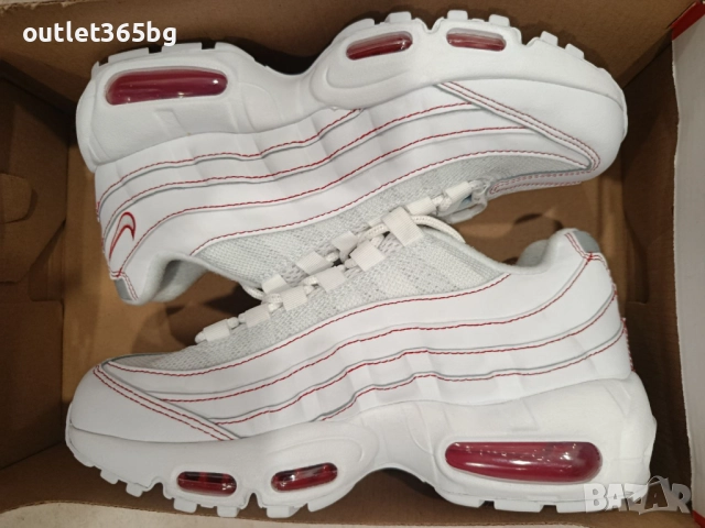 Nike - Air Max 95 Recraft номер 37.5 и 38 дамски бели Оригинал Код 8332, снимка 2 - Маратонки - 51914149