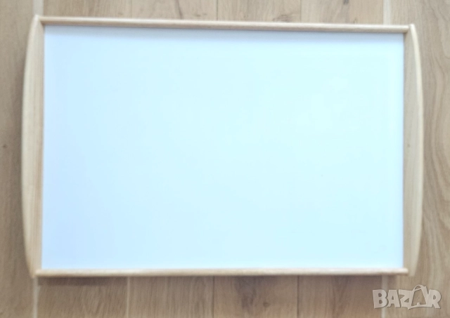 Масичка табла за хранене сервиране в легло масивно дърво Дъб, снимка 3 - Прибори за хранене, готвене и сервиране - 51760591