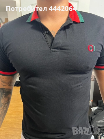 Мъжка тенискс с яка, снимка 1