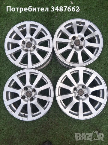 Алуминиеви джанти 4×100 6.5J ×15 ет38 ц.57.1мм PLATIN 