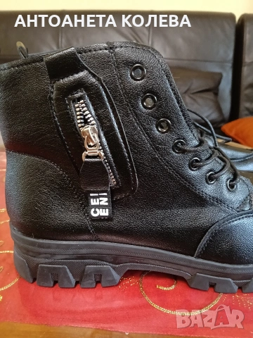 дамски топли боти , снимка 2 - Дамски боти - 53392134