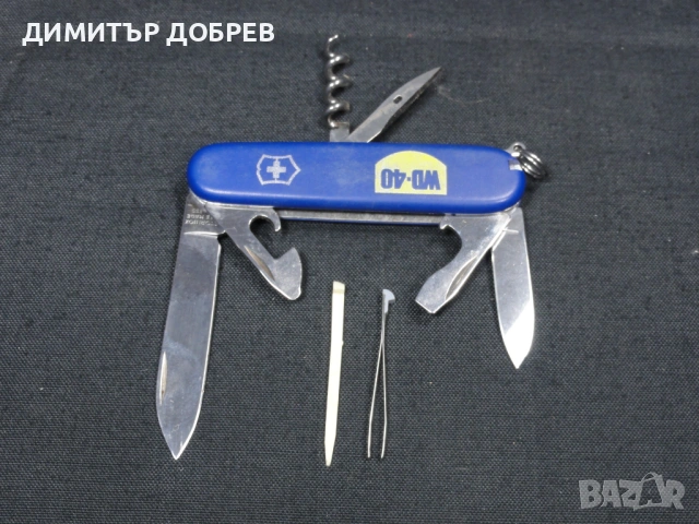 ШВЕЙЦАРСКО ДЖОБНО НОЖЧЕ VICTORINOX WD-40, снимка 2 - Ножове - 53281815