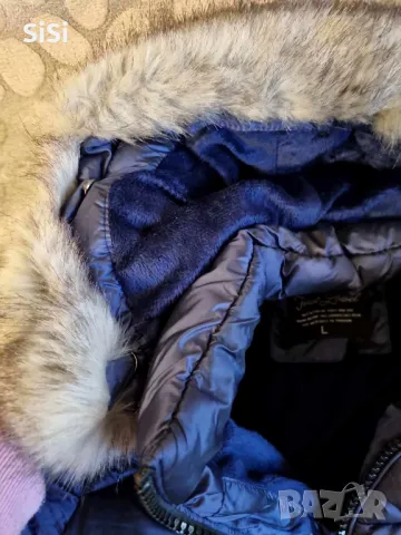 Зимно синьо  яке, снимка 5 - Якета - 48962725