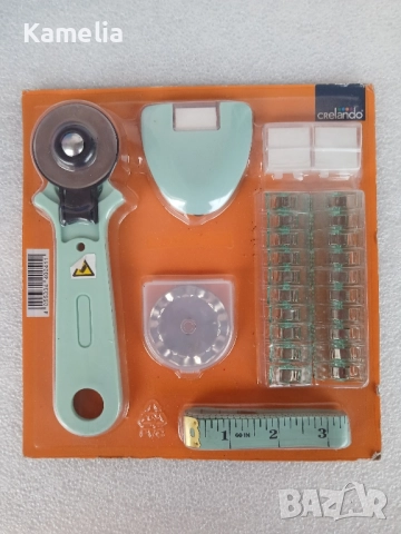 Ротационен нож (фреза за плат) Crelando, предназначен за шиене, квилинг