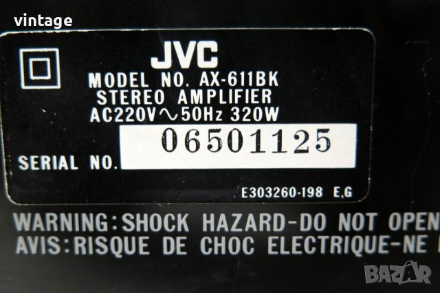 JVC AX-611, снимка 8 - Ресийвъри, усилватели, смесителни пултове - 43168160