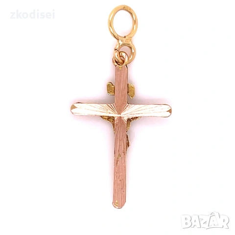 Златен медальон 1,42гр. 14кр. проба:585 модел:36312-1, снимка 2 - Колиета, медальони, синджири - 53046090