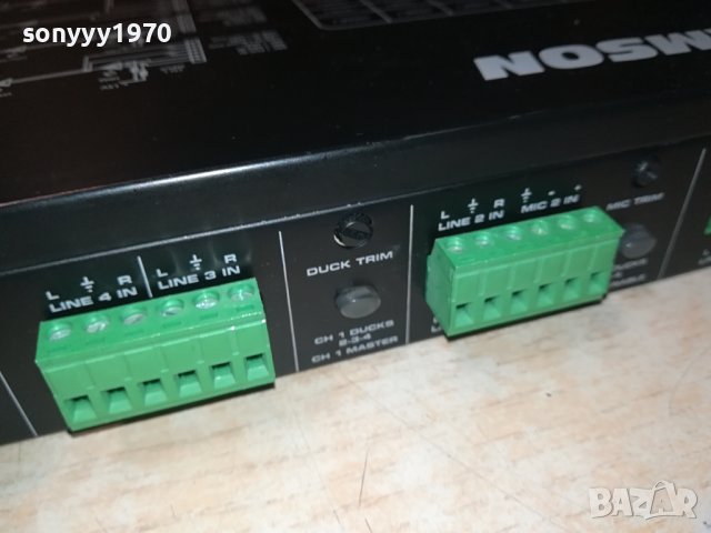 SAMSON S ZONE 4 CHANNEL/4 ZONE MIXER-SWISS LK1EWC1312232008, снимка 16 - Ресийвъри, усилватели, смесителни пултове - 43400288