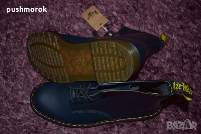 Dr Martens 1460 - Navy Smooth Blue Mens Boots, снимка 5 - Мъжки боти - 26683123