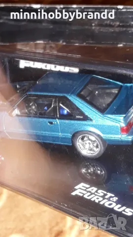 Ford Mustang Fast & Furious 1.43 Scale Ixo Deagostini, снимка 14 - Колекции - 49598888