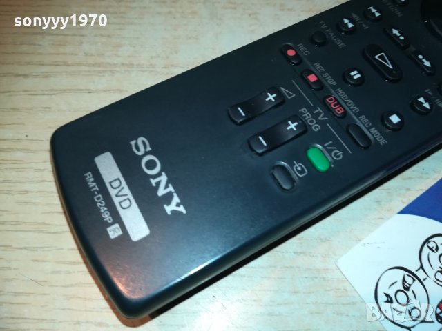 SOLD OUT-sony rmt-d249p-rdr remote control-hdd/dvd-внос швеция, снимка 5 - Дистанционни - 29057966