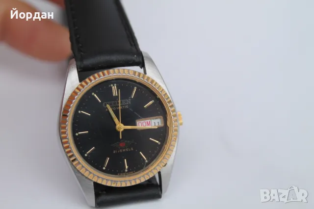 Японски мъжки часовник ''Citizen'' автоматик /21 камъка/, снимка 3 - Мъжки - 49741586