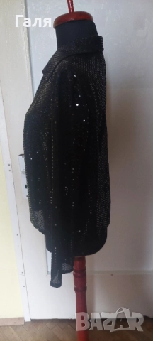 Блестяща наметка размер М , снимка 3 - Сака - 52197896