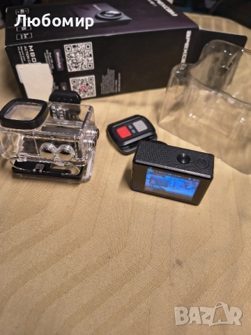 Apexcam M80 Екшън камера с 64GB карта памет 4K 60FPS 48MP WIFI 40M Ultra HD Водоустойчива , снимка 2 - Камери - 51730146