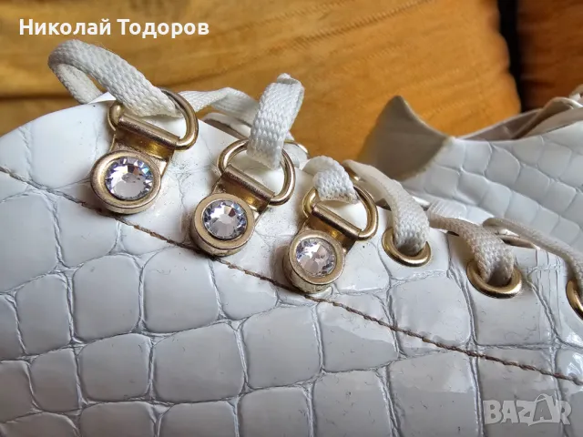 Италиански лачени кецове, снимка 4 - Маратонки - 50425061