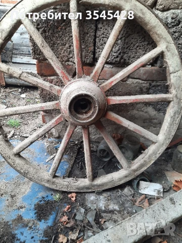 Автентично волско колело и чекрък