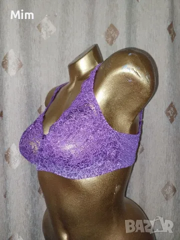 Triumph 85 B Лилав дантелен сутиен , снимка 5 - Бельо - 48973027