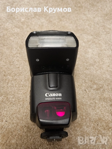 Светкавица Canon Speedlite 430EX II + калъф за нея, снимка 2 - Светкавици, студийно осветление - 52708563
