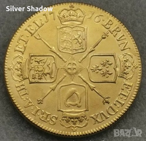 Монета Великобритания 5 Гвинеи 1716 г Крал Джордж I, снимка 2 - Нумизматика и бонистика - 44103752