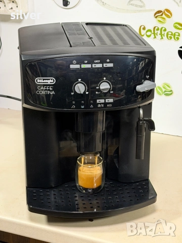Кафемашина кафе автомат delonghi caffe cortina с гаранция, снимка 2 - Кафемашини - 53080820