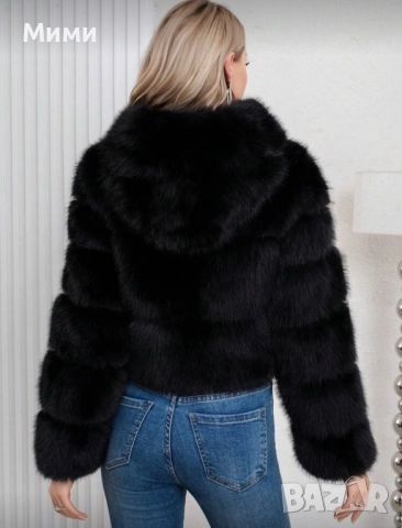 Дамско пухено яке, снимка 4 - Якета - 52457489