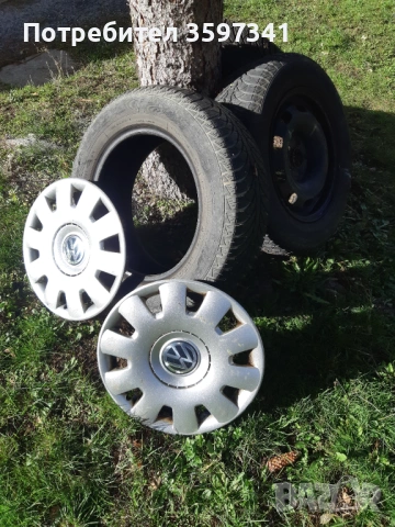 Голф 4 две джанти 15 ки с 3 зимни 195/65/15, Голф 3 джанти, Пасат 1998 Джанти, снимка 5 - Гуми и джанти - 53172701
