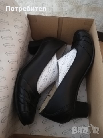 Черни нови дамски обувки „Кристиян Шуус“ от естествена кожа №41, снимка 8 - Дамски елегантни обувки - 38510530