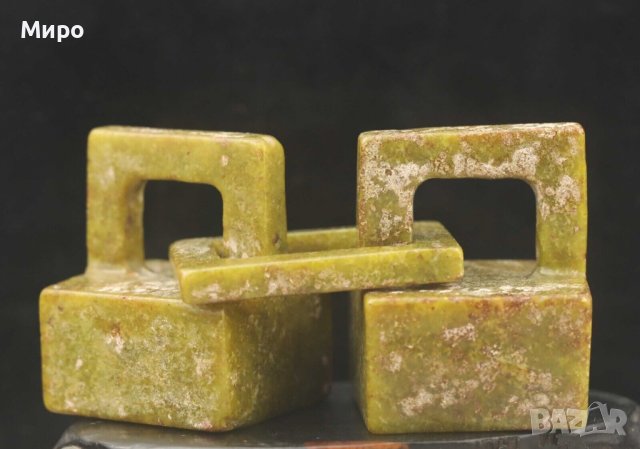 ЕСТЕСТВЕН НЕФРИТ АЗИАТСКИ ПЕЧАТ АЗИЯ КИТАЙ , снимка 2 - Антикварни и старинни предмети - 40537001