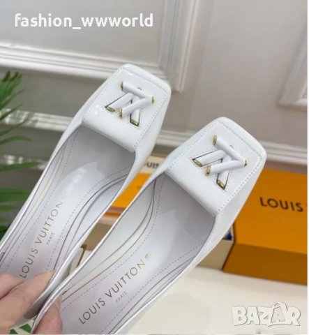 Елегантни обувки на ток LOUIS VUITTON (35-40) - реплика, снимка 4 - Дамски елегантни обувки - 39609609