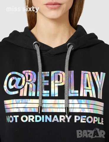 REPLAY Оригинална Нова Дамска Рокля/Туника/Блуза/Суитшърт, снимка 6 - Суичъри - 48269556