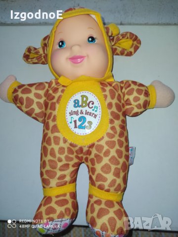 Baby's First - Sing and Learn - Giraffe Маркова бебешка кукла, снимка 5 - Кукли - 35603650
