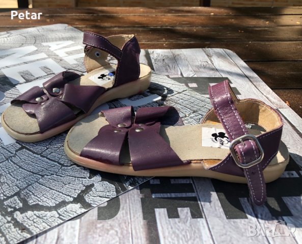 Детски сандали (Нови) Естествена кожа 26 и 27 номер Български, снимка 3 - Детски сандали и чехли - 28547284